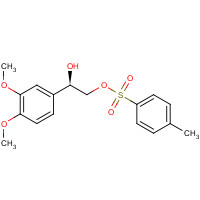 833353-09-6 (R)-1-(3,4-Dimethoxyphenyl)-2-(tosyloxy)ethanol chemical structure