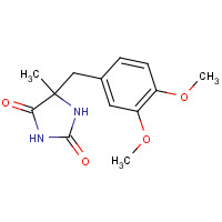 892-02-4 5-[(3,4-Dimethoxyphenyl)methyl]-5-methyl-2,4-imidazolidinedione chemical structure