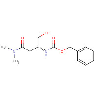 870812-29-6 N-[(1R)-3-(Dimethylamino)-1-(hydroxymethyl)-3-oxopropyl]carbamic Acid Phenylmethyl Ester chemical structure