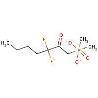 50889-46-8 Dimethyl(3,3-difluoro-2-oxoheptyl)phosphonate chemical structure