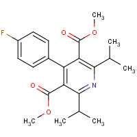 122549-42-2 Dimethyl 2,6-Diisopropyl-4-(4-fluorophenyl)-pyridine-3,5-dicarboxylate chemical structure