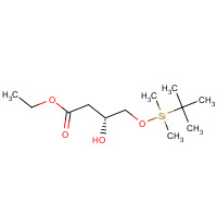 188635-30-5 (3R)-4-[[(1,1-Dimethylethyl)dimethylsilyl]oxy]-3-hydroxy-butanoic Acid Ethyl Ester chemical structure