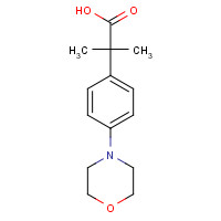 1018614-94-2 a,a-Dimethyl-4-(4-morpholinyl)benzeneacetic Acid chemical structure