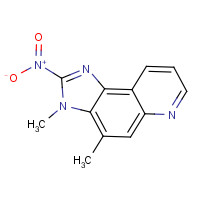 132461-40-6 3,4-Dimethyl-2-nitro-3H-imidazo[4,5-f]quinoline chemical structure