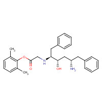 192725-49-8 (2S,3S,5S)-2-(2,6-Dimethylphenoxyacetyl)amino-3-hydroxy-5-amino-1,6-diphenylhexane chemical structure