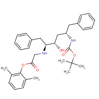 192725-45-4 (2S,3S,5S)-2-(2,6-Dimethylphenoxyacetyl)amino-3-hydroxy-5-(tert-butyloxycarbonylamino)-1,6-diphenylhexane chemical structure