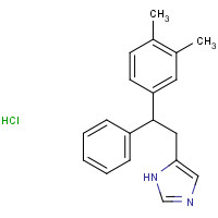 132287-17-3 5-[2-(3,4-Dimethylphenyl)-2-phenylethyl]-1H-imidazole Hydrochloride chemical structure