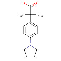 1018660-79-1 a,a-Dimethyl-4-(1-pyrrolidinyl)benzeneacetic Acid chemical structure