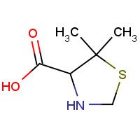 72778-00-8 L-5,5-Dimethylthiazolidine-4-carboxylic Acid chemical structure