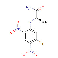 132055-99-3 Na-(2,4-Dinitro-5-fluorophenyl)-D-alaninamide chemical structure