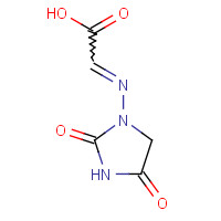 64748-89-6 2-[(2,4-Dioxo-1-imidazolidinyl)imino]acetic Acid chemical structure