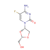 145397-26-8 (-)-b-D-Dioxolane-5-fluoro Cytidine chemical structure
