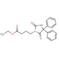 56976-65-9 5,5-Diphenylhydantoin-3-butyric Acid Ethyl Ester chemical structure