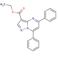 895764-31-5 5,7-Diphenyl-pyrazolo[1,5-a]pyrimidine-3-carboxylic Acid Ethyl Ester chemical structure