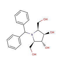 132198-31-3 N-Diphenylmethyl 2,5-Anhydro-2,5-imino-D-glucitol chemical structure