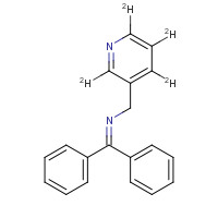 1020719-40-7 N-(Diphenylmethylidine)-3-(aminomethyl)pyridine-2,4,5,6-d4 chemical structure