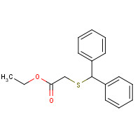 63547-23-9 [(Diphenylmethyl)thio]acetic Acid Ethyl Ester chemical structure