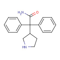 103887-32-7 a,a-Diphenyl-3-pyrrolidineacetamide chemical structure