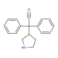 103887-39-4 a,a-Diphenyl-3-pyrrolidineacetonitrile chemical structure