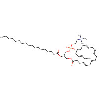99264-99-0 1-Docosahexaenoin-2-stearoyl 3-Phosphocholine chemical structure