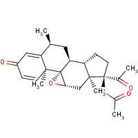 83873-17-0 (9b,11b)-Epoxy Fluorometholone Acetate chemical structure
