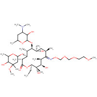 425365-64-6 (9E)-Erythromycin 9-[O-[[(2-Methoxyethoxy)methoxy]methyl]oxime] chemical structure