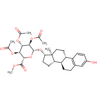 14364-66-0 17b-Estradiol 17-(2,3,4-Tri-O-acetyl-b-D-glucuronide Methyl Ester) chemical structure