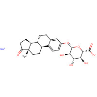 15087-01-1 Estrone b-D-Glucuronide Sodium Salt chemical structure