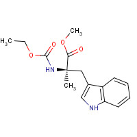 170458-98-7 (S)-N-(Ethoxycarbonyl)-a-methyl-D-tryptophan Methyl Ester chemical structure