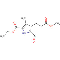 54278-05-6 5-(Ethoxycarbonyl)-2-formyl-4-methyl-1H-pyrrole-3-propanoic Acid Methyl Ester chemical structure