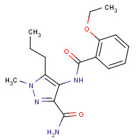 501120-38-3 4-[(2-Ethoxybenzoyl)amino]-1-methyl-5-propyl-1H-pyrazole-3-carboxamide chemical structure