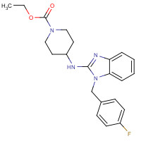 84501-68-8 N-Ethoxycarbonyl Norastemizole chemical structure