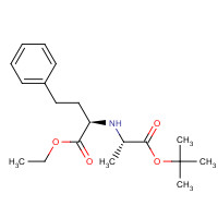 80828-28-0 N-[1-(R)-Ethyloxycarbonyl-3-phenylpropyl]-L-alanine tert-Butyl Ester chemical structure