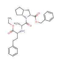 1356847-95-4 [2R,3aR,6aR]-1-[(2(R)-2-[[(1R)-1-Ethoxycarbonxyl)-3-phenylpropyl]amino]-1-oxopropyl]octahydrocyclopenta[6]pyrrole-2-carboxylic Acid, Benzyl Ester chemical structure