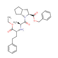 1356352-52-7 [2S,3aR,6aR]-1-[(2(S)-2-[[(1R)-1-Ethoxycarbonxyl)-3-phenylpropyl]amino]-1-oxopropyl]octahydrocyclopenta[6]pyrrole-2-carboxylic Acid, Benzyl Ester chemical structure