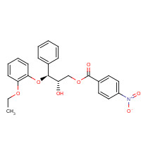 98769-70-1 (2RS,3RS)-3-(2-Ethoxyphenoxy)-2-hydroxy-1-(4-nitrobenzoyloxy)-3-phenylpropane chemical structure