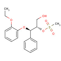 1189680-85-0 (2RS,3RS)-3-(2-Ethoxy-d5-phenoxy)-2-mesyloxy-3-phenyl-1-propanol chemical structure