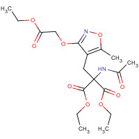 887354-95-2 Ethyl 2-Acetamido-2-ethoxycarbonyl-3-[3-(ethoxycarbonylmethoxy)-5-methylisoxazol-4-yl]propanoate chemical structure