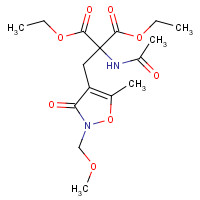 127020-33-1 Ethyl 2-Acetamido-2-ethoxycarbonyl-3-(2-ethyl-5-methyl-3-oxoisoxazolin-4-yl) chemical structure
