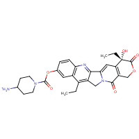185304-42-1 7-Ethyl-10-(4-amino-1-piperidino)carbonyloxycamptothecin chemical structure