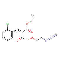 837427-86-8 Ethyl (2-Azidoethoxy)aceto-2-(2-chlorophenylmethlene)acetate chemical structure