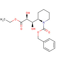 160169-48-2 Ethyl N-Benzyloxycarbonyl-3-[(2R)-piperidinyl)]-(2R,3S)-dihydroxrpropanoate chemical structure