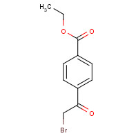 81590-55-8 Ethyl 4-(2'-Bromoacetyl)benzoate chemical structure