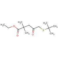 136558-13-9 Ethyl 5-tert-Butylthio-2,2-dimethyl-4-oxopentanoate chemical structure