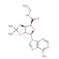 39491-53-7 5'-Ethylcarboxamido-2',3'-isopropylidene Adenosine chemical structure