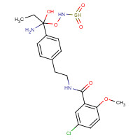 14511-59-2 Ethyl 4-[2-(5-Chloro-2-methoxybenzamido)ethyl]benzene Sulfonamide Carbamate chemical structure