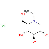 210241-65-9 N-Ethyldeoxynojirimycin Hydrochloride chemical structure