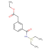 67443-55-4 Ethyl 3-(S-Diethylthiocarbamoyl)phenylacetate chemical structure