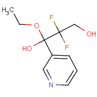 887355-01-3 Ethyl 2,2-Difluoro-3-hydroxy-(3-pyridinyl)propanoate chemical structure