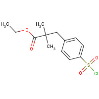 887355-04-6 Ethyl 2,2-Dimethyl-3-(4-chlorosulfonylphenyl)propionate chemical structure
